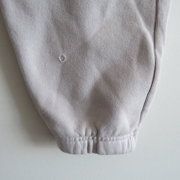 ARITZIA TNA Cozy AF Sweatfleece Boyfriend Sweatpant Heather Cloud White Lounge - Picture 13 of 16